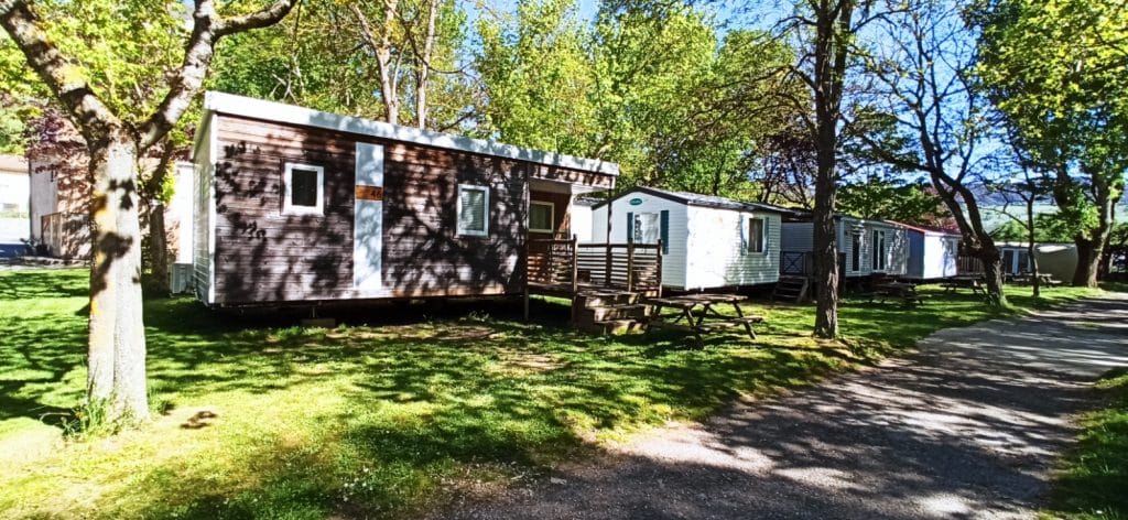 Les mobil home du camping Larribal